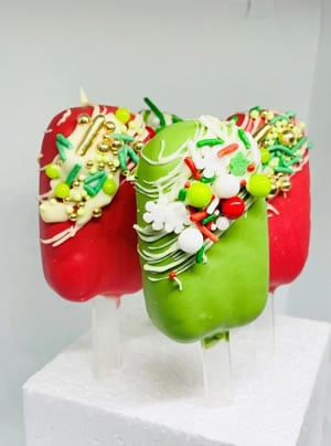 Christmas Cakesicles